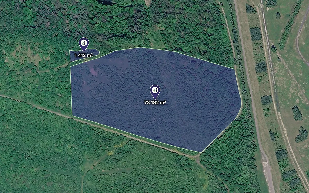 Prodej pole 74594 m²
